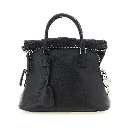 Black Calfskin Shoulder Bag