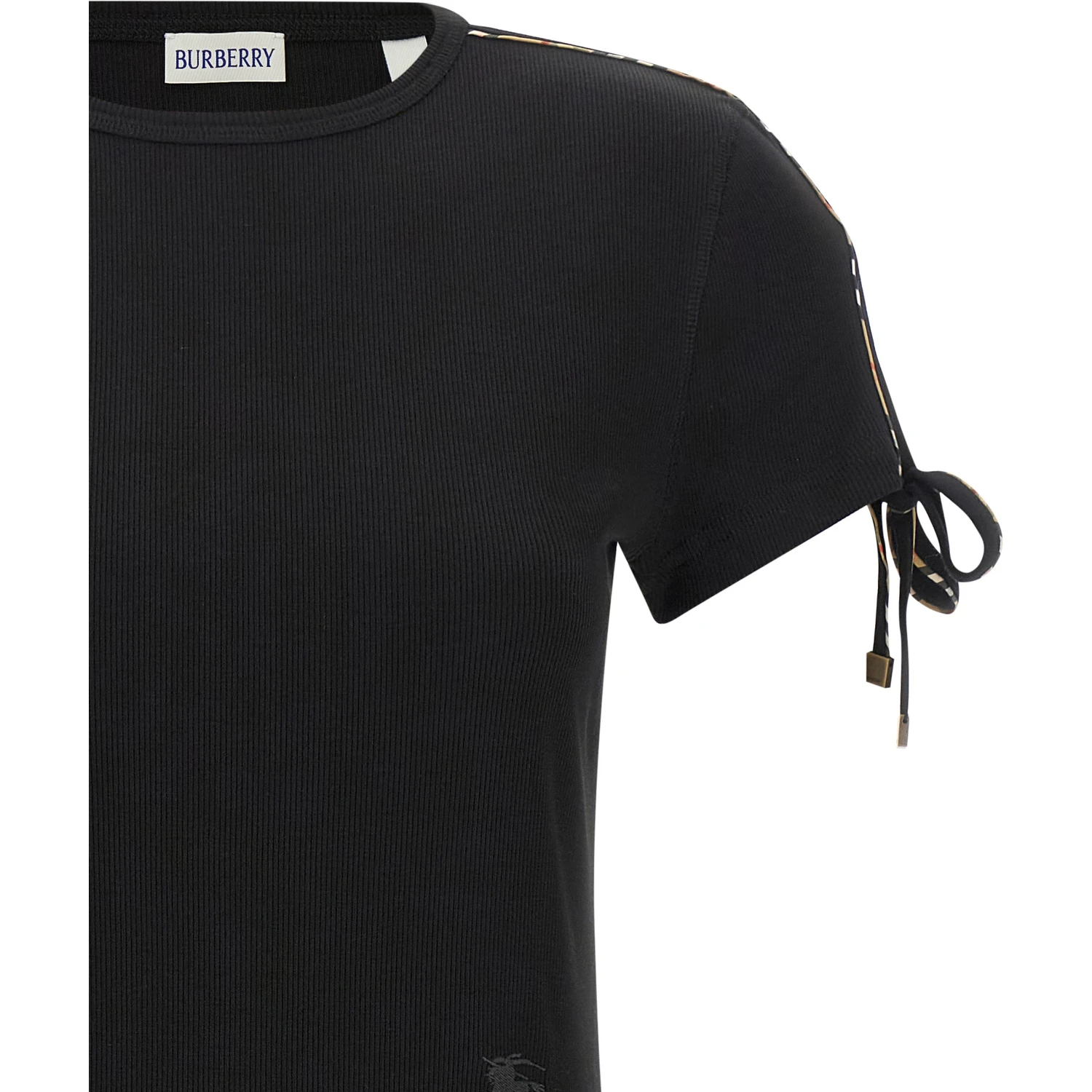 Black Cotton Short Dress