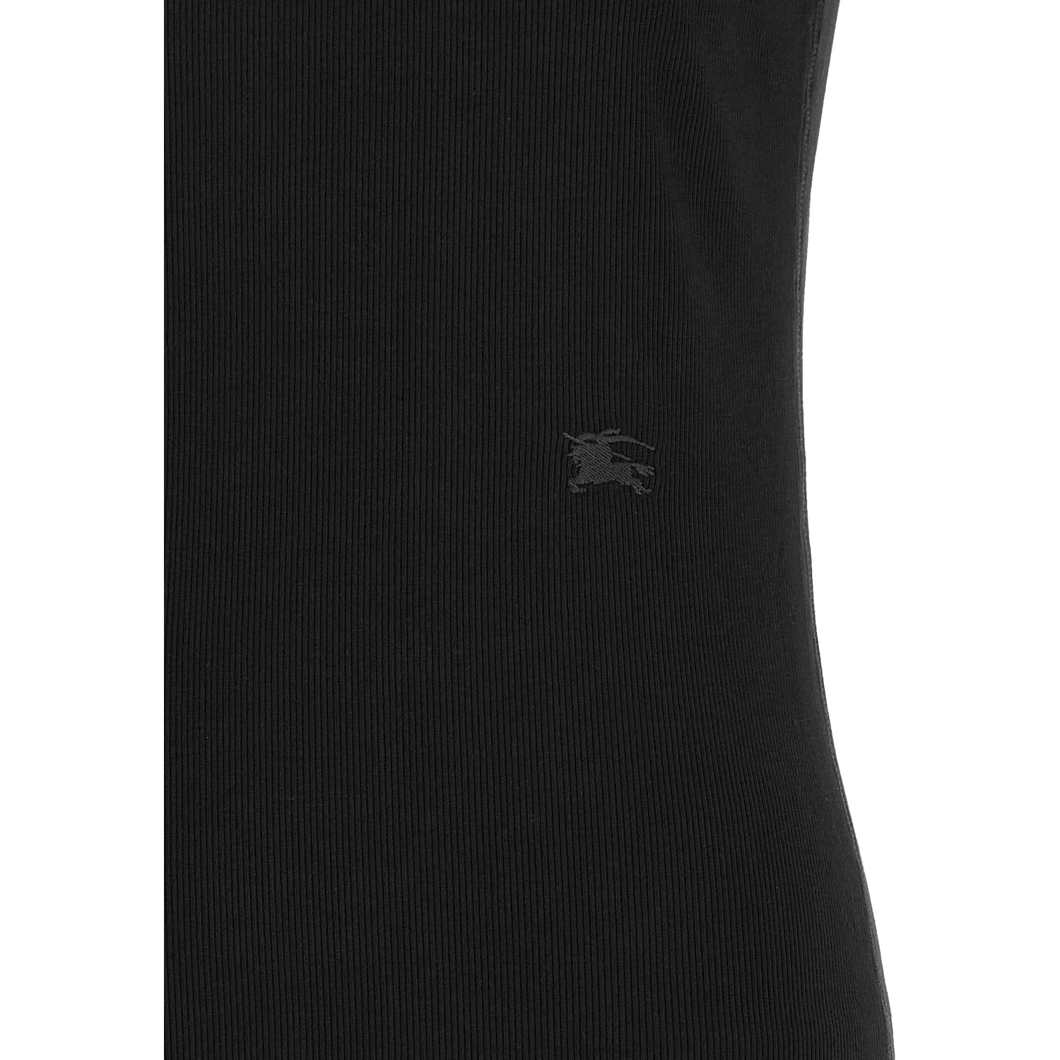 Black Cotton Short Dress