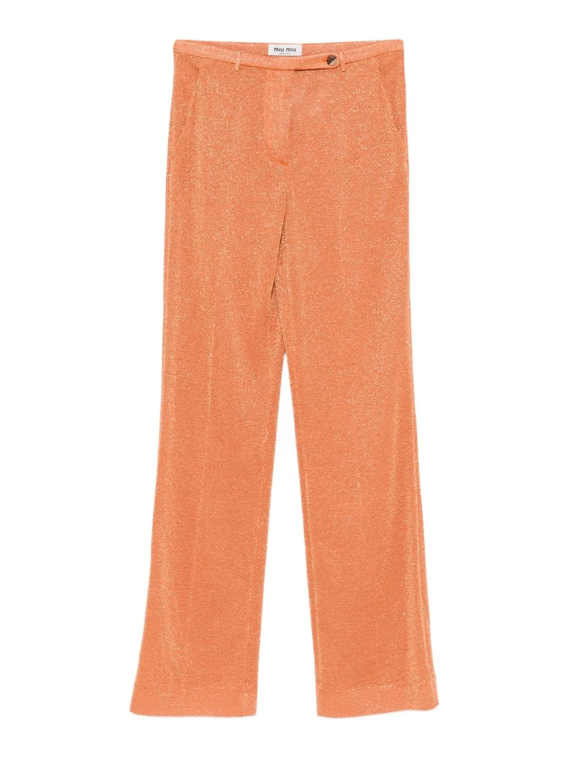 Miu Miu Trousers Orange