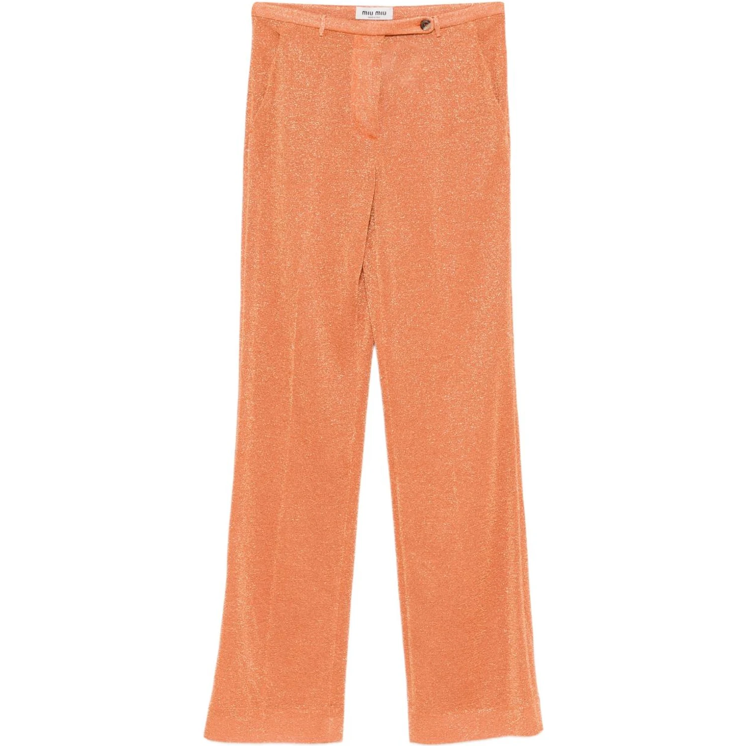 Miu Miu Trousers Orange