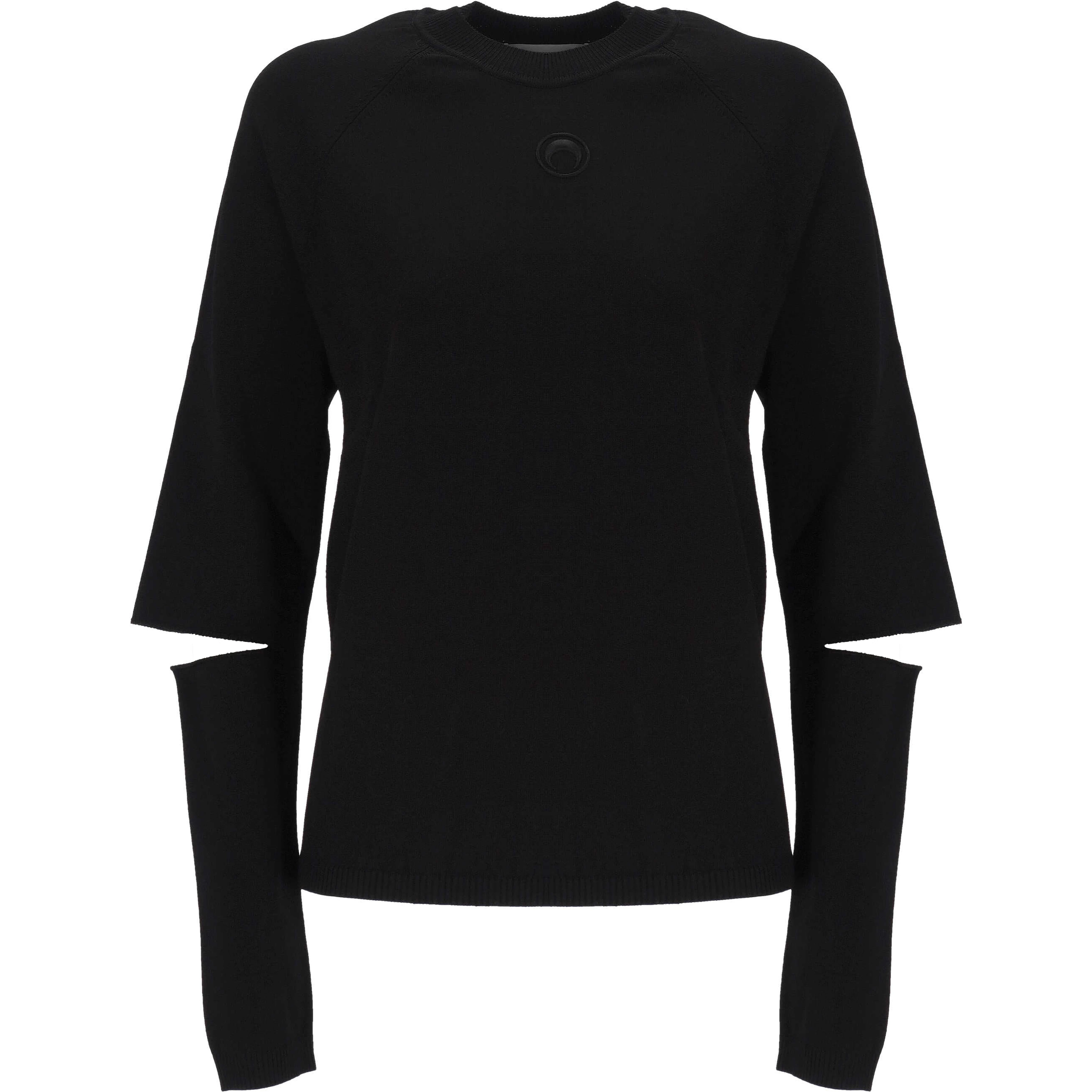 MARINE SERRE Sweaters Black