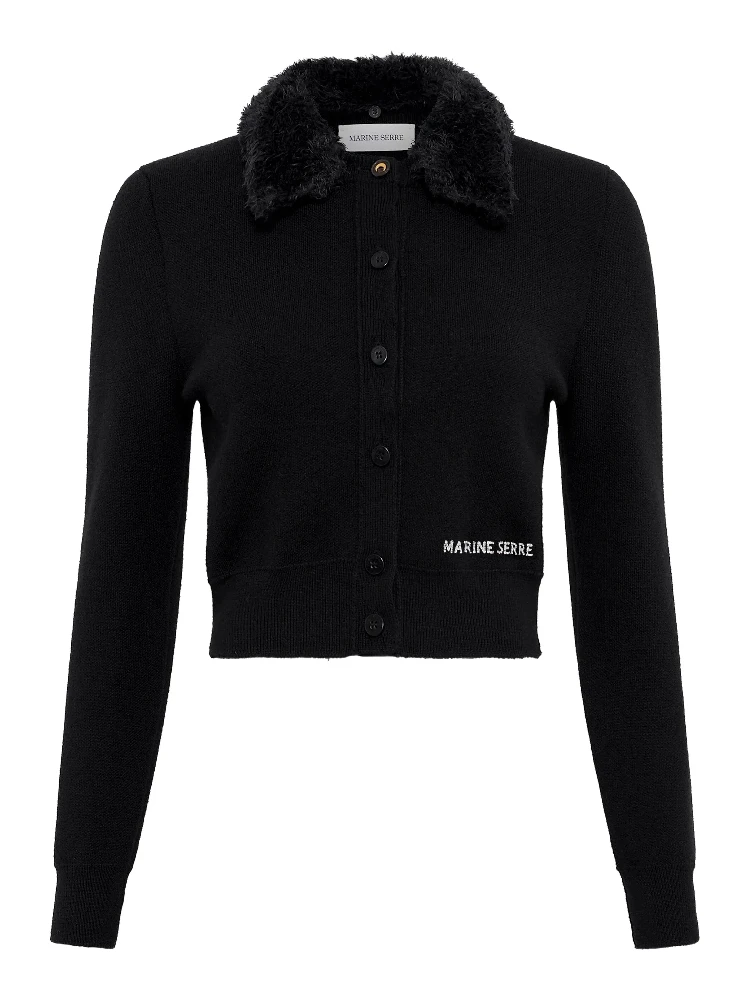 MARINE SERRE Sweaters Black