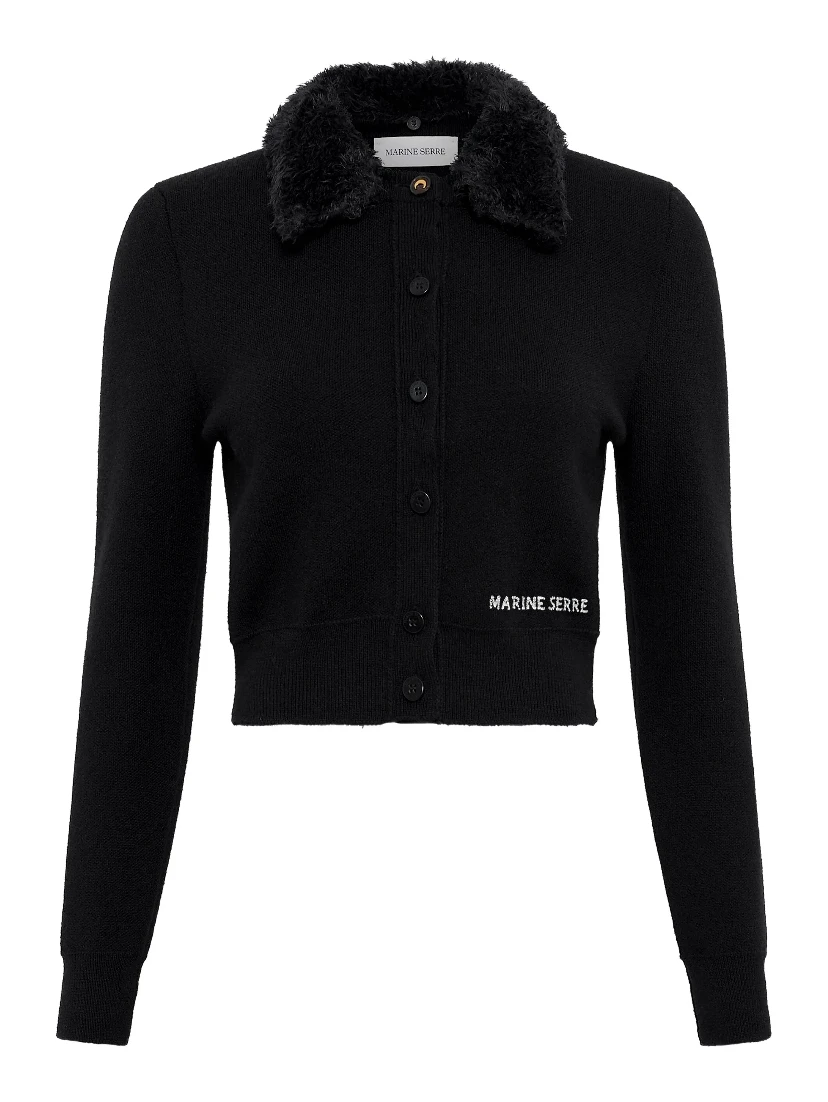 MARINE SERRE Sweaters Black
