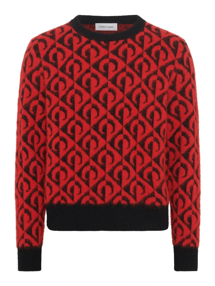 MARINE SERRE Sweaters Black