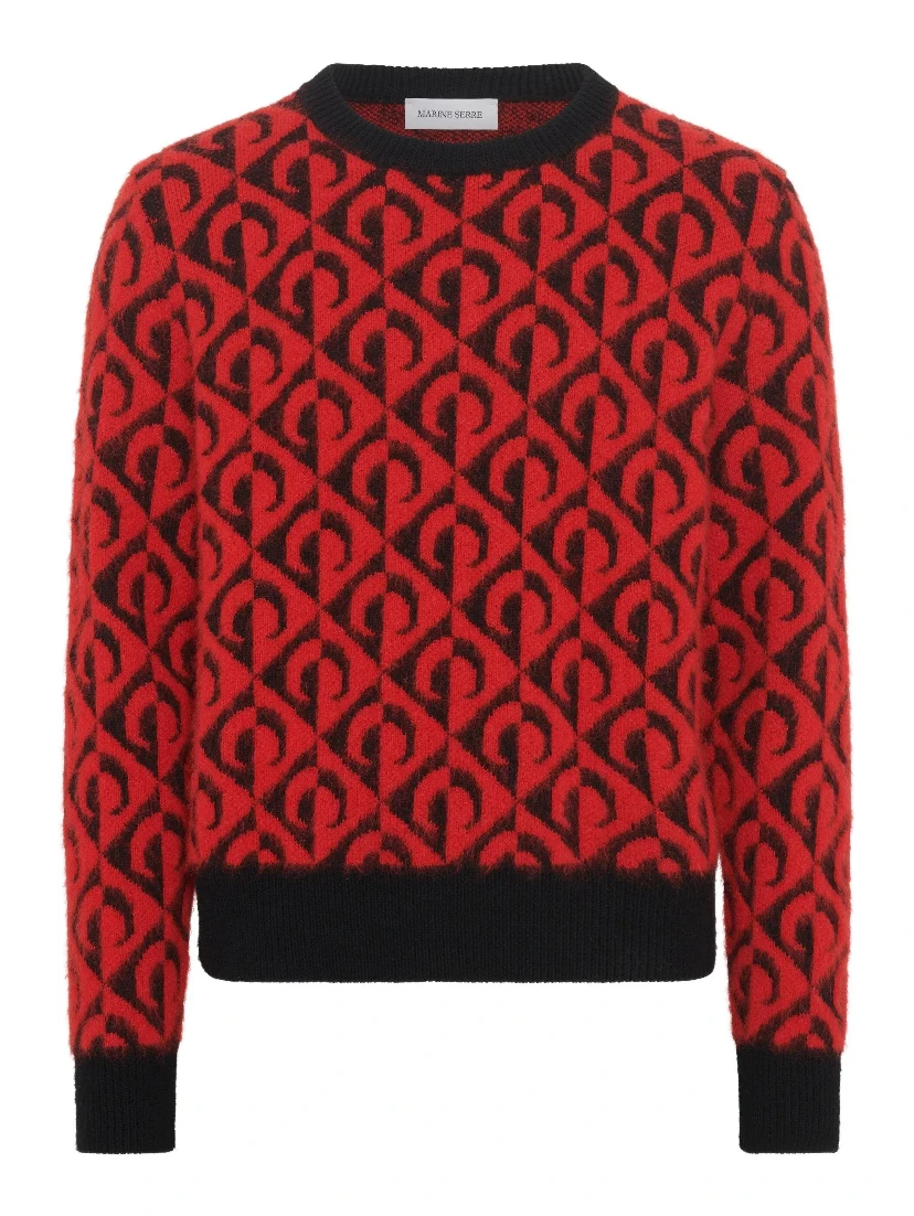 MARINE SERRE Sweaters Black