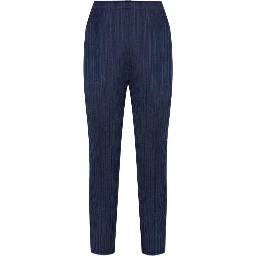 ISSEY MIYAKE PLEATS PLEASE Trousers Navy