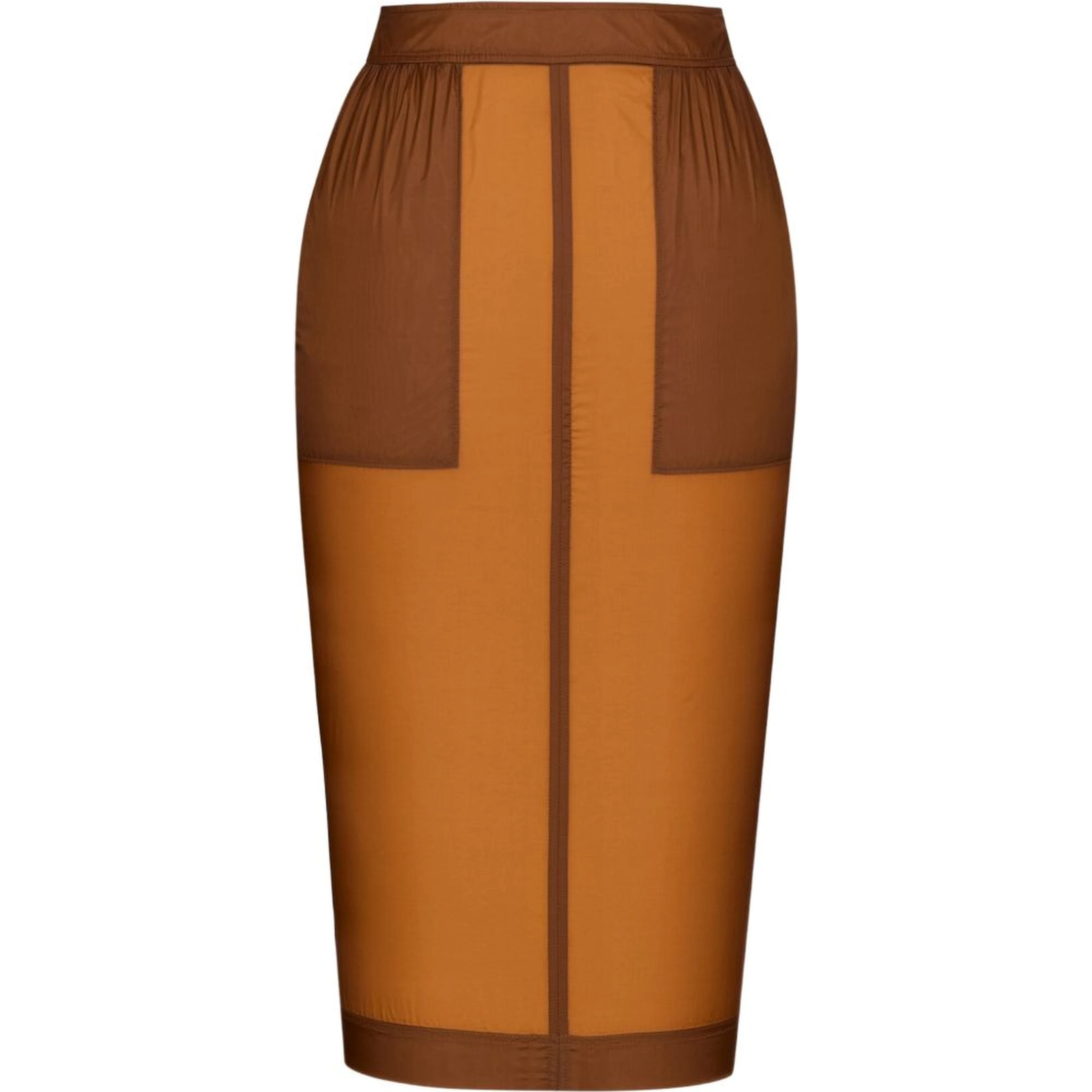 Saint Laurent Skirts Cognac