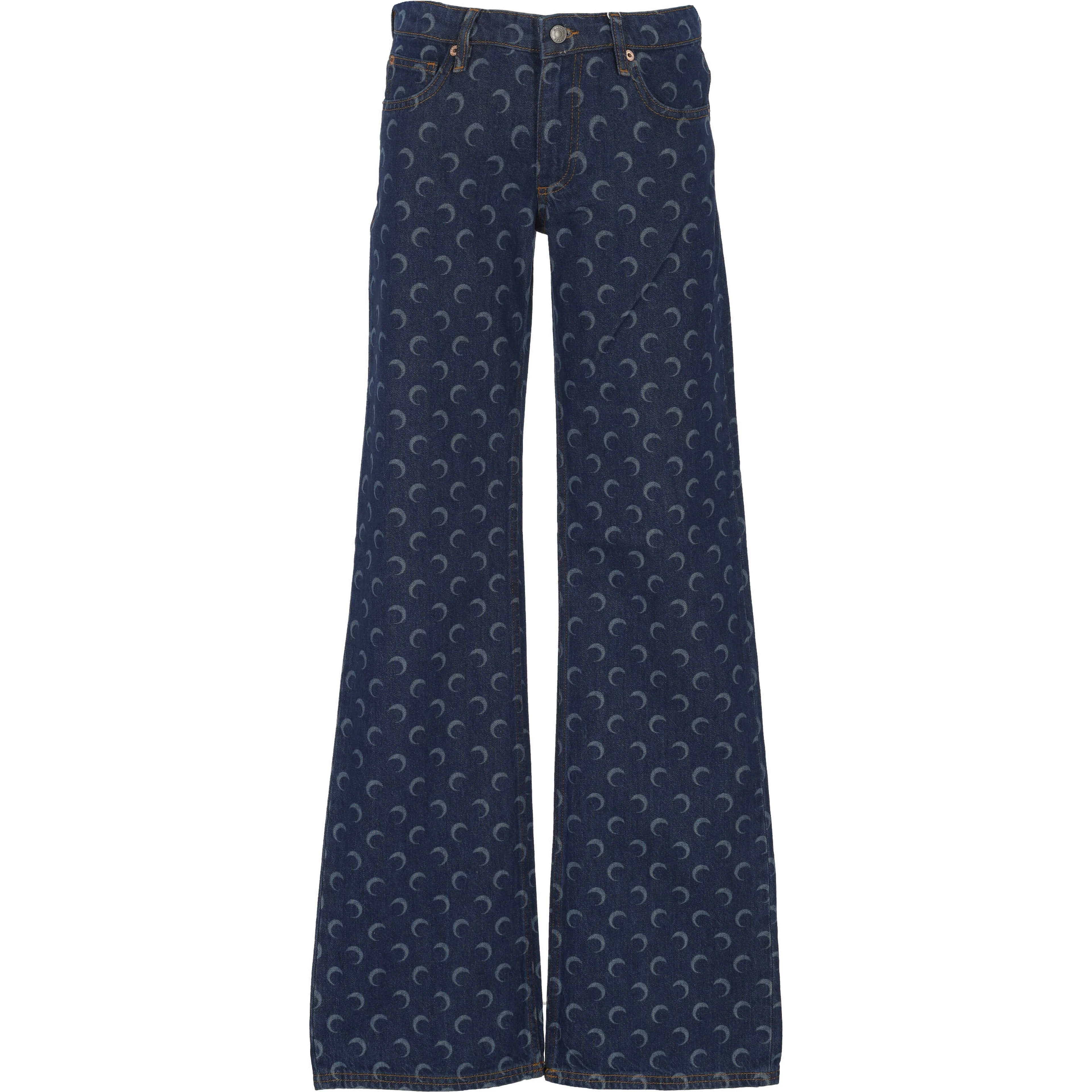 MARINE SERRE Jeans Midnight blue