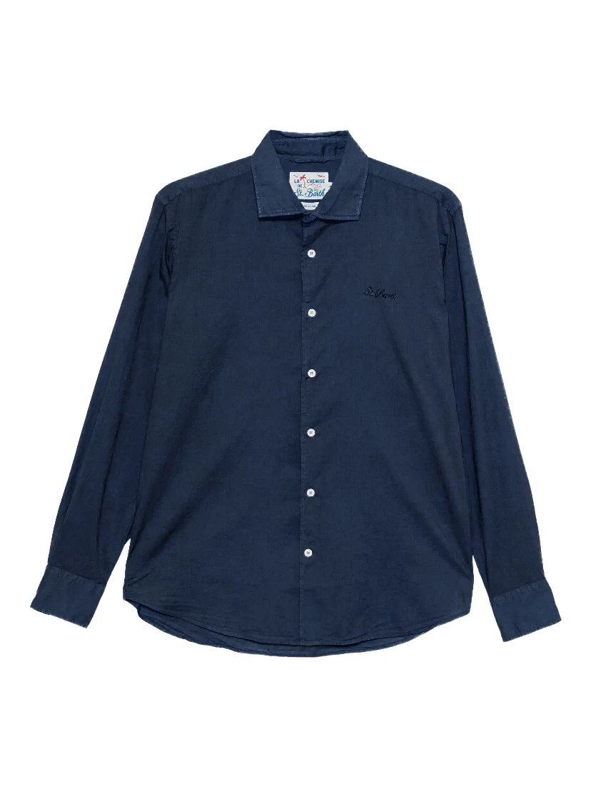 MC2 Saint Barth Shirts Blue navy