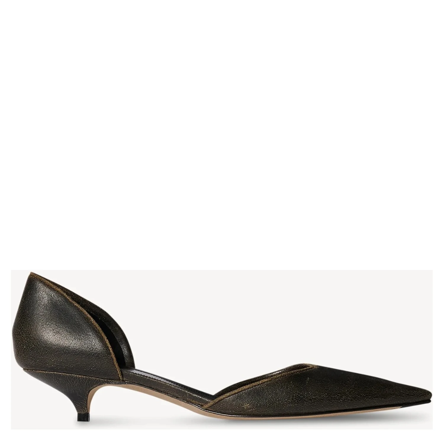 The Row With Heel Dark Brown