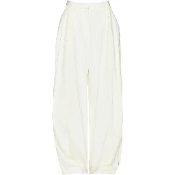 The Row Trousers Off White