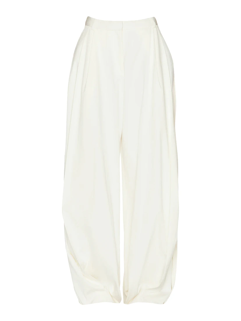The Row Trousers Off White
