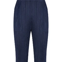 ISSEY MIYAKE PLEATS PLEASE Trousers Navy
