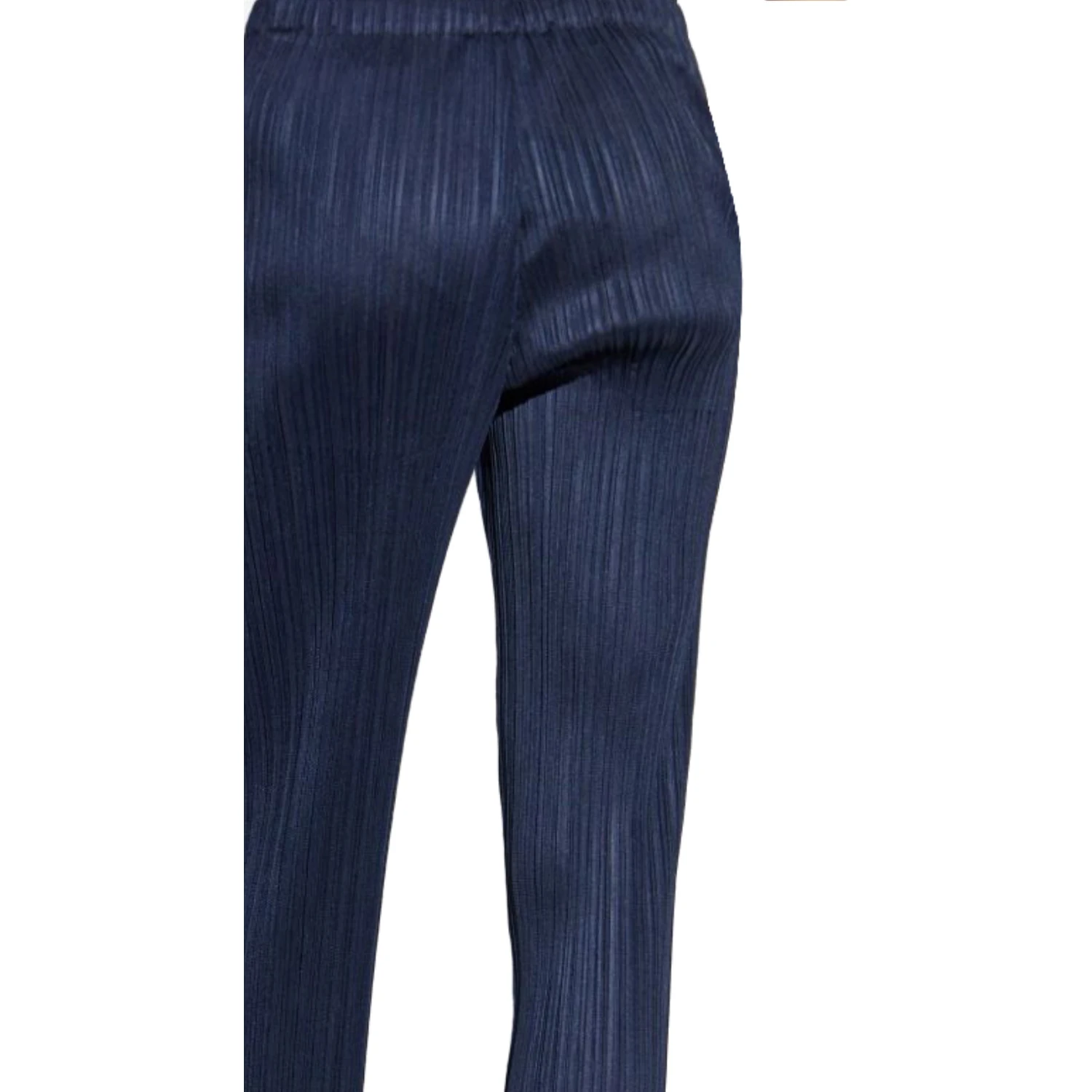 ISSEY MIYAKE PLEATS PLEASE Trousers Navy