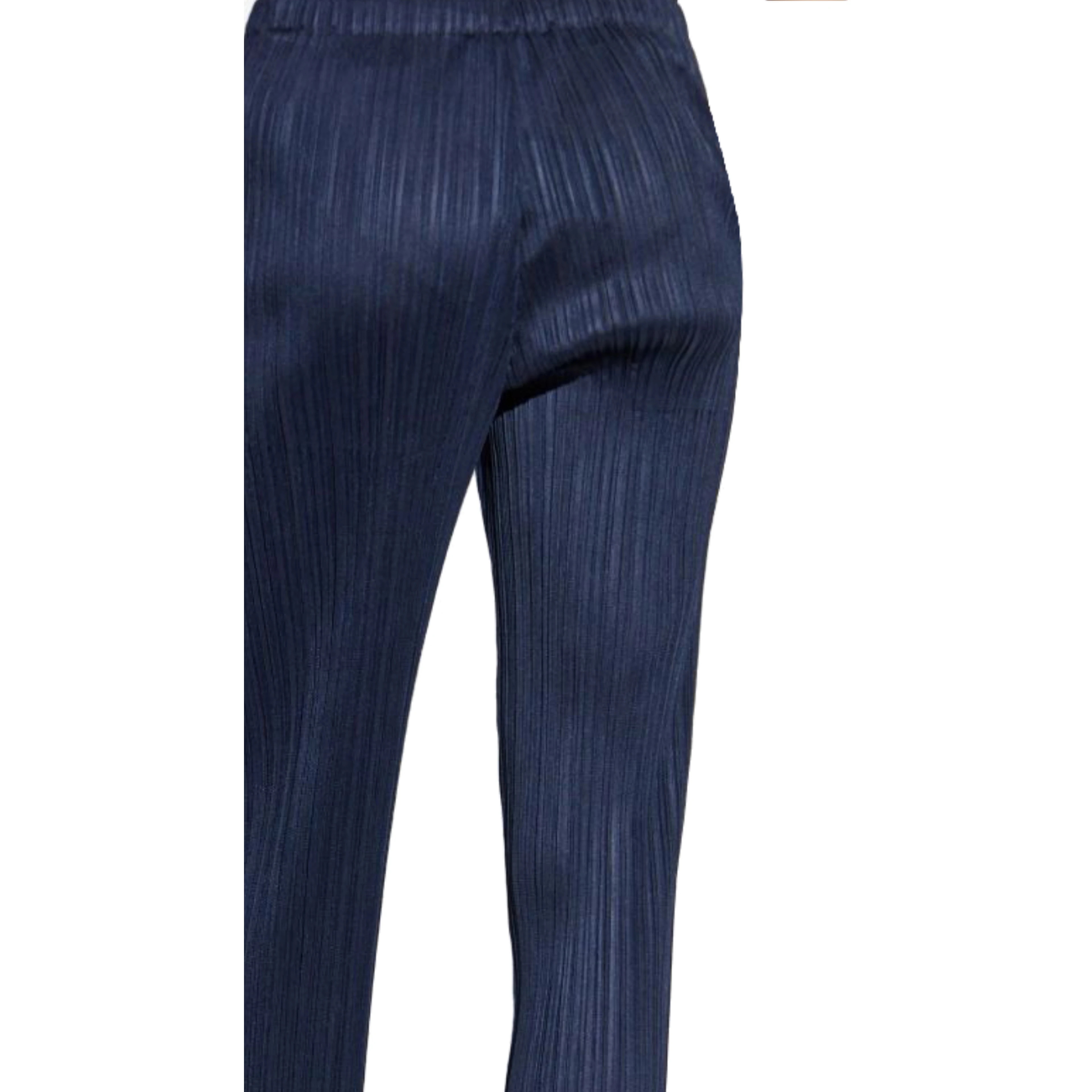 ISSEY MIYAKE PLEATS PLEASE Trousers Navy