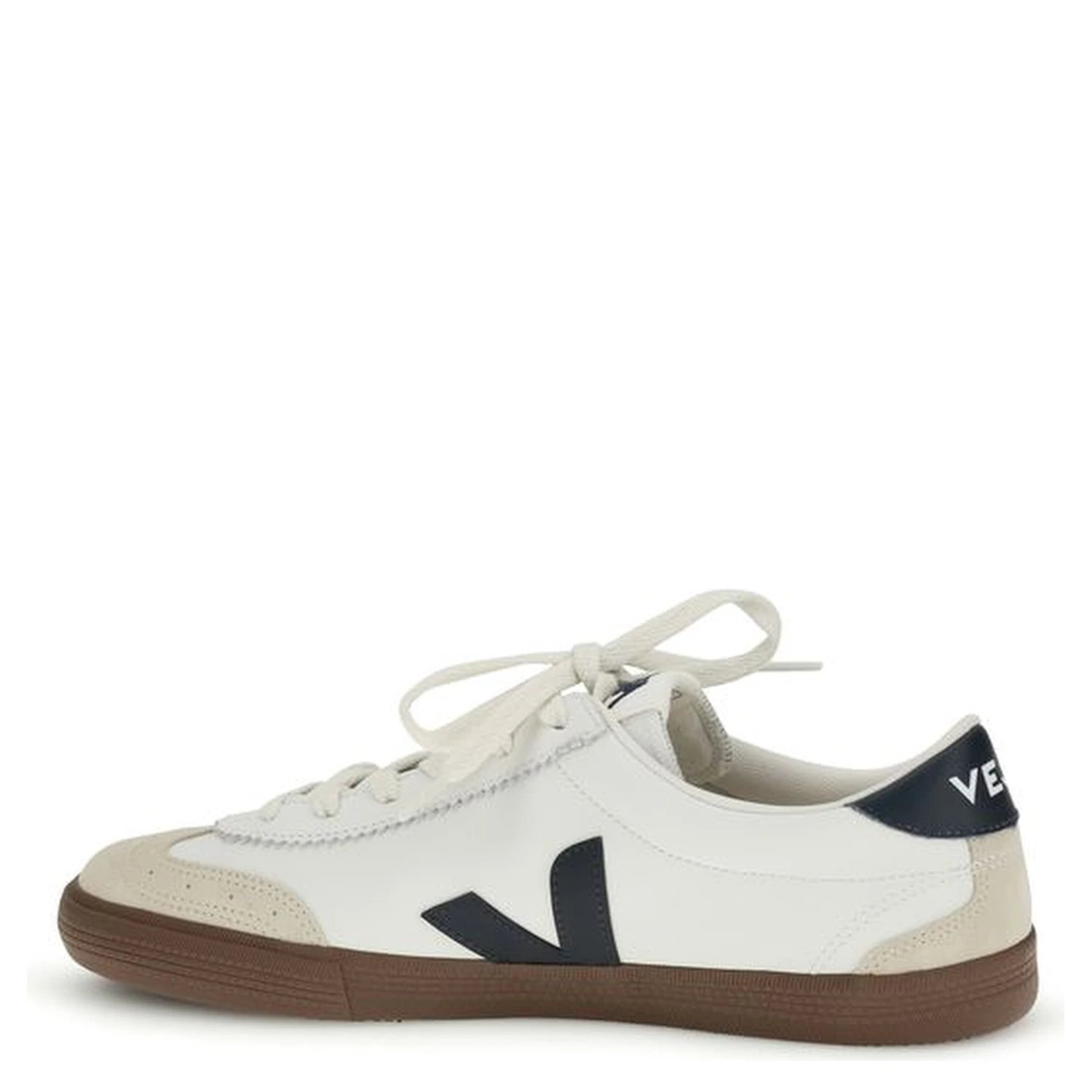 White Calf Leather Bos Taurus Athletic Sneakers