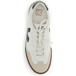White Calf Leather Bos Taurus Athletic Sneakers