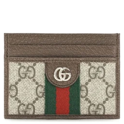 Brown Fabric Cardholder