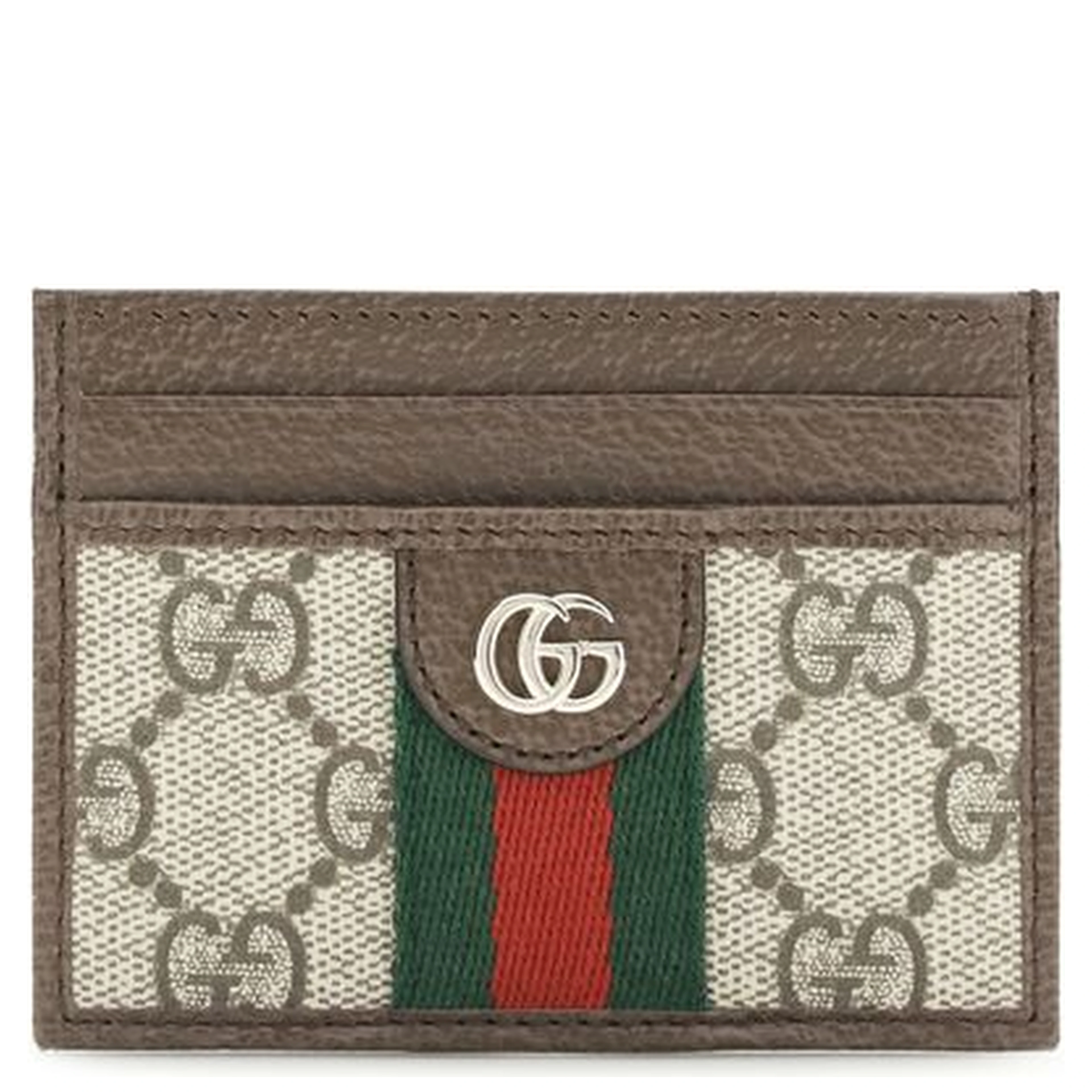 Brown Fabric Cardholder