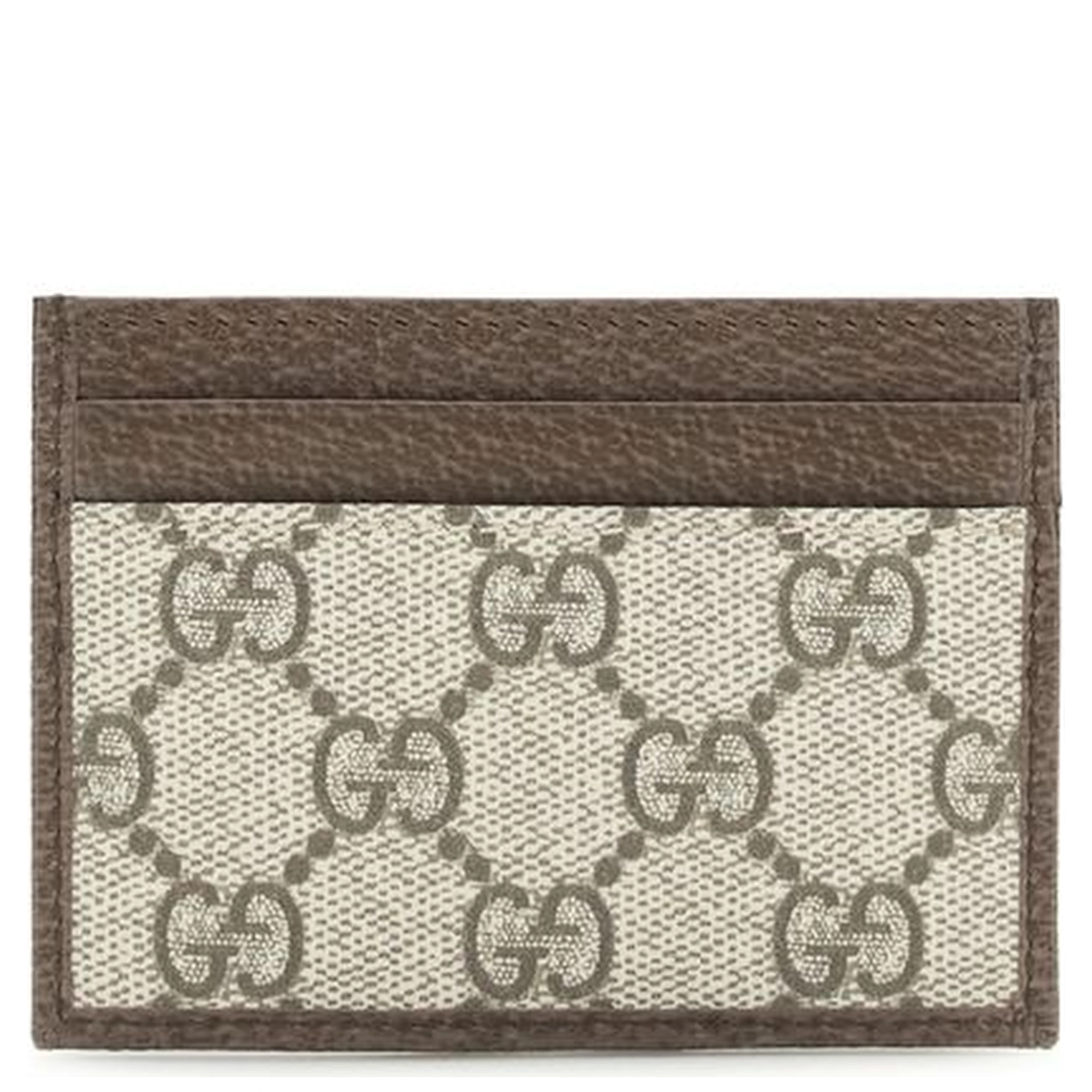 Brown Fabric Cardholder