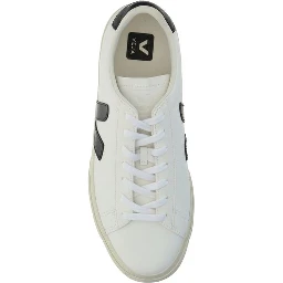 White Calf Leather Bos Taurus Low Top Sneakers
