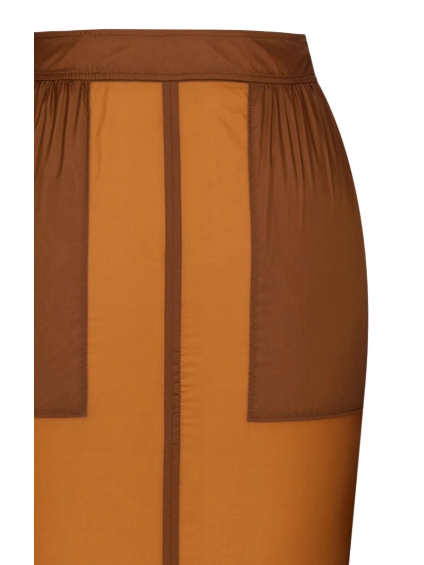 Saint Laurent Skirts Cognac