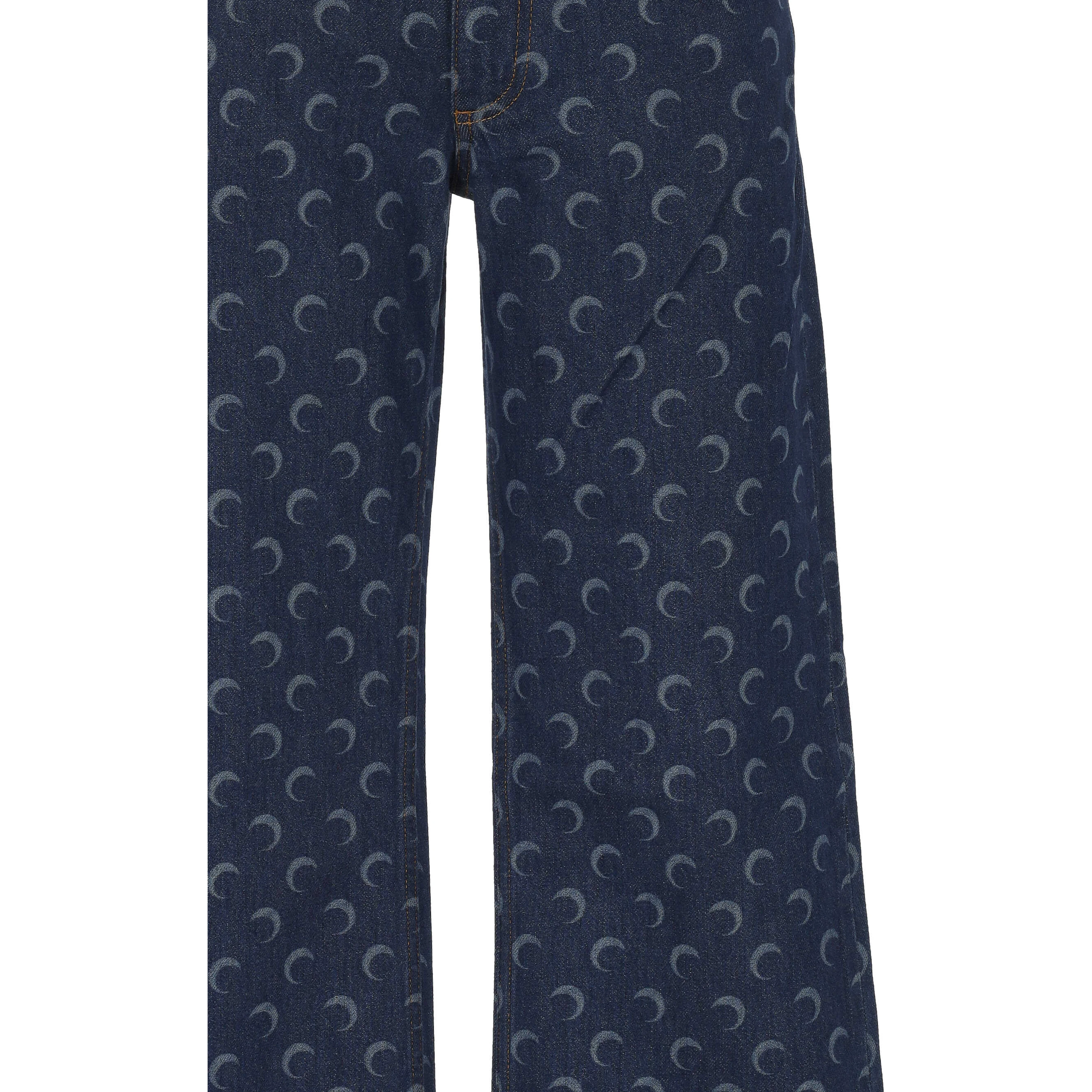 MARINE SERRE Jeans Midnight blue