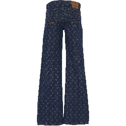 MARINE SERRE Jeans Midnight blue