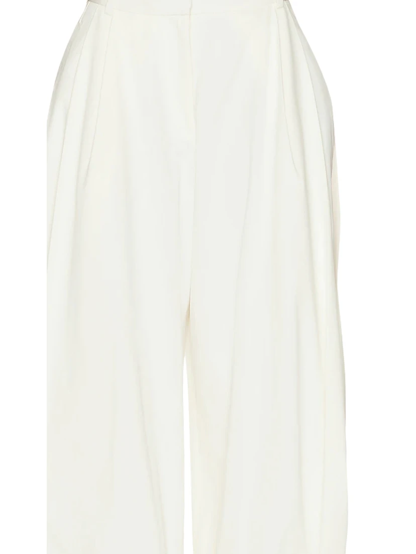 The Row Trousers Off White