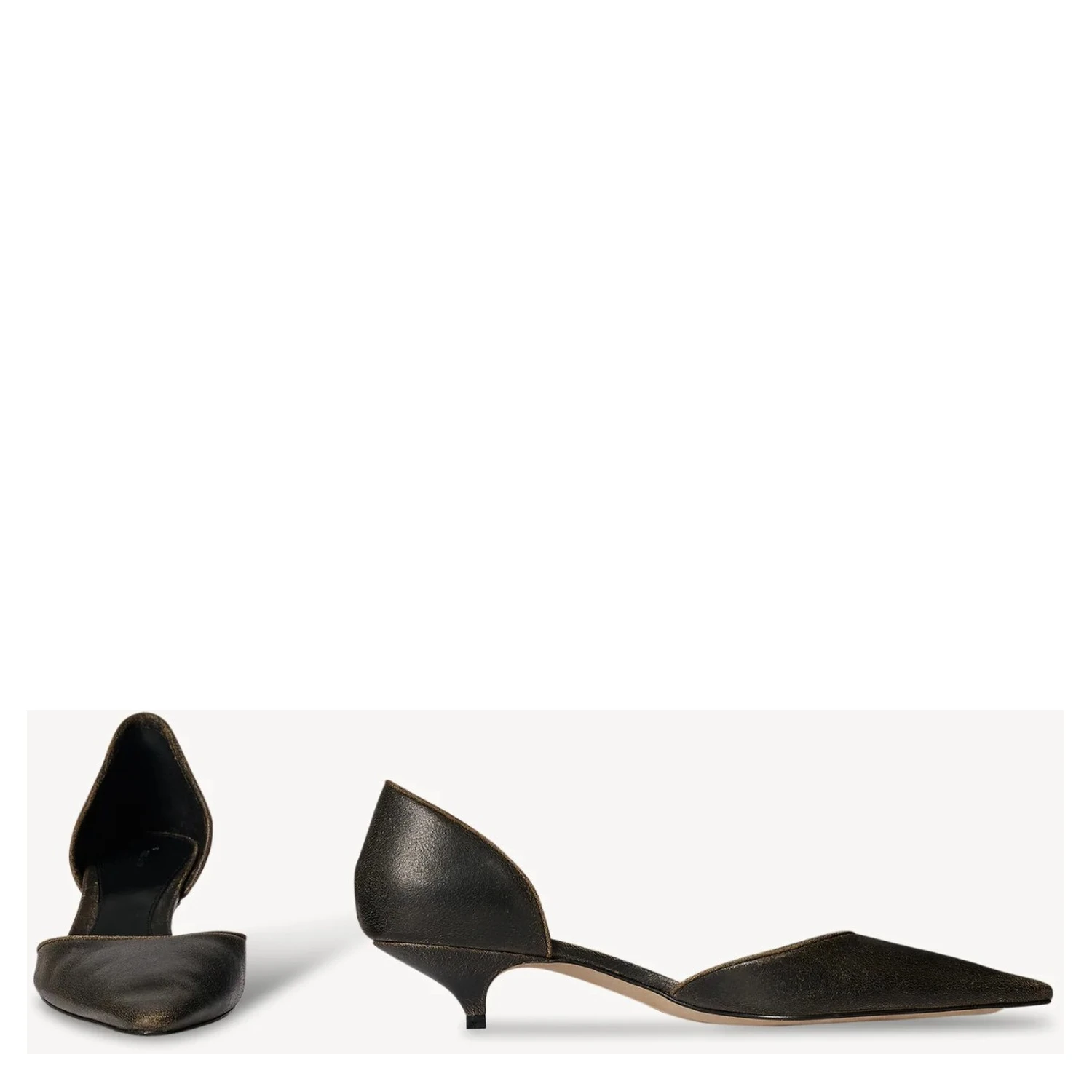 The Row With Heel Dark Brown