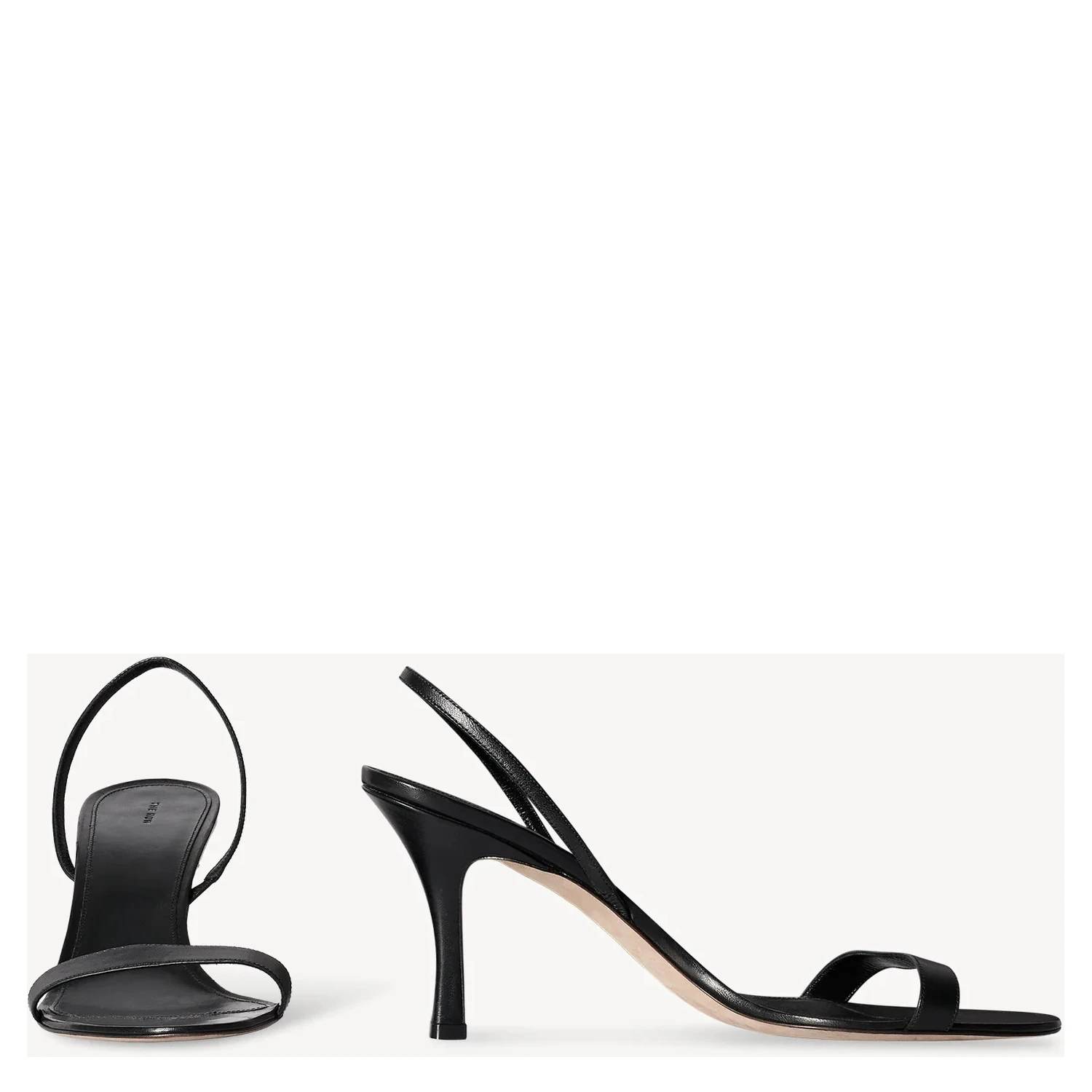 The Row Sandals Black