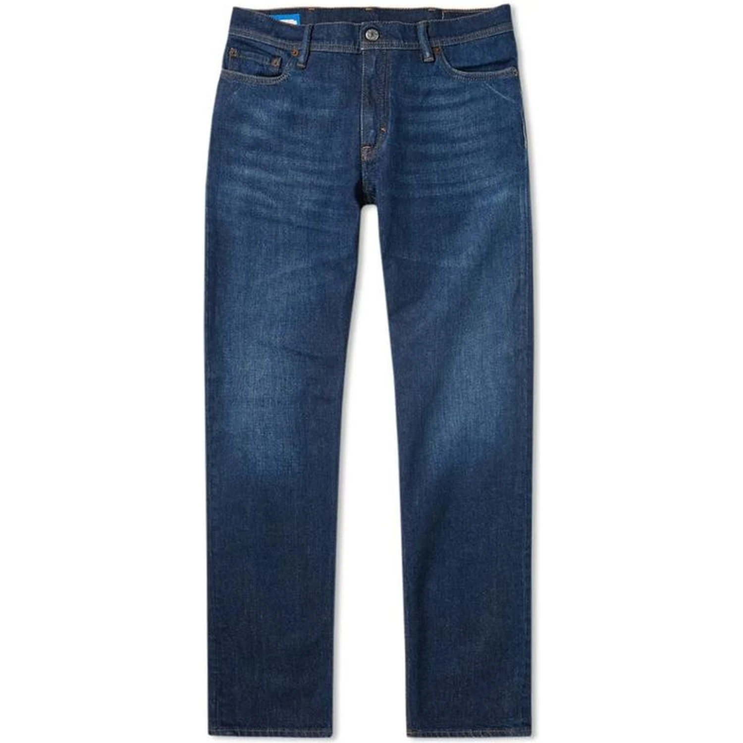 Blue Cotton Skinny Jeans
