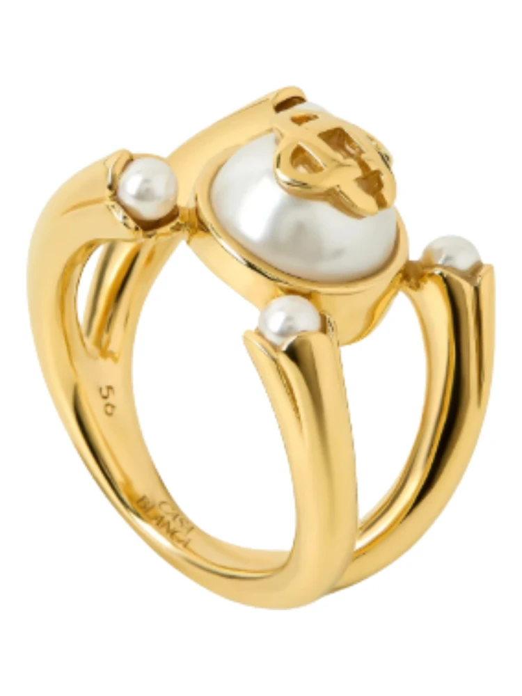 LOTUS PEARL RING