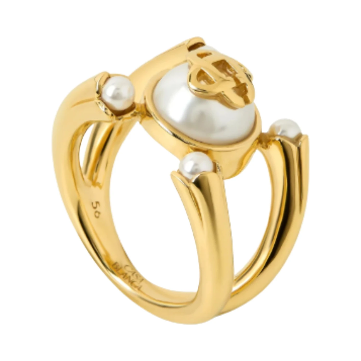 LOTUS PEARL RING