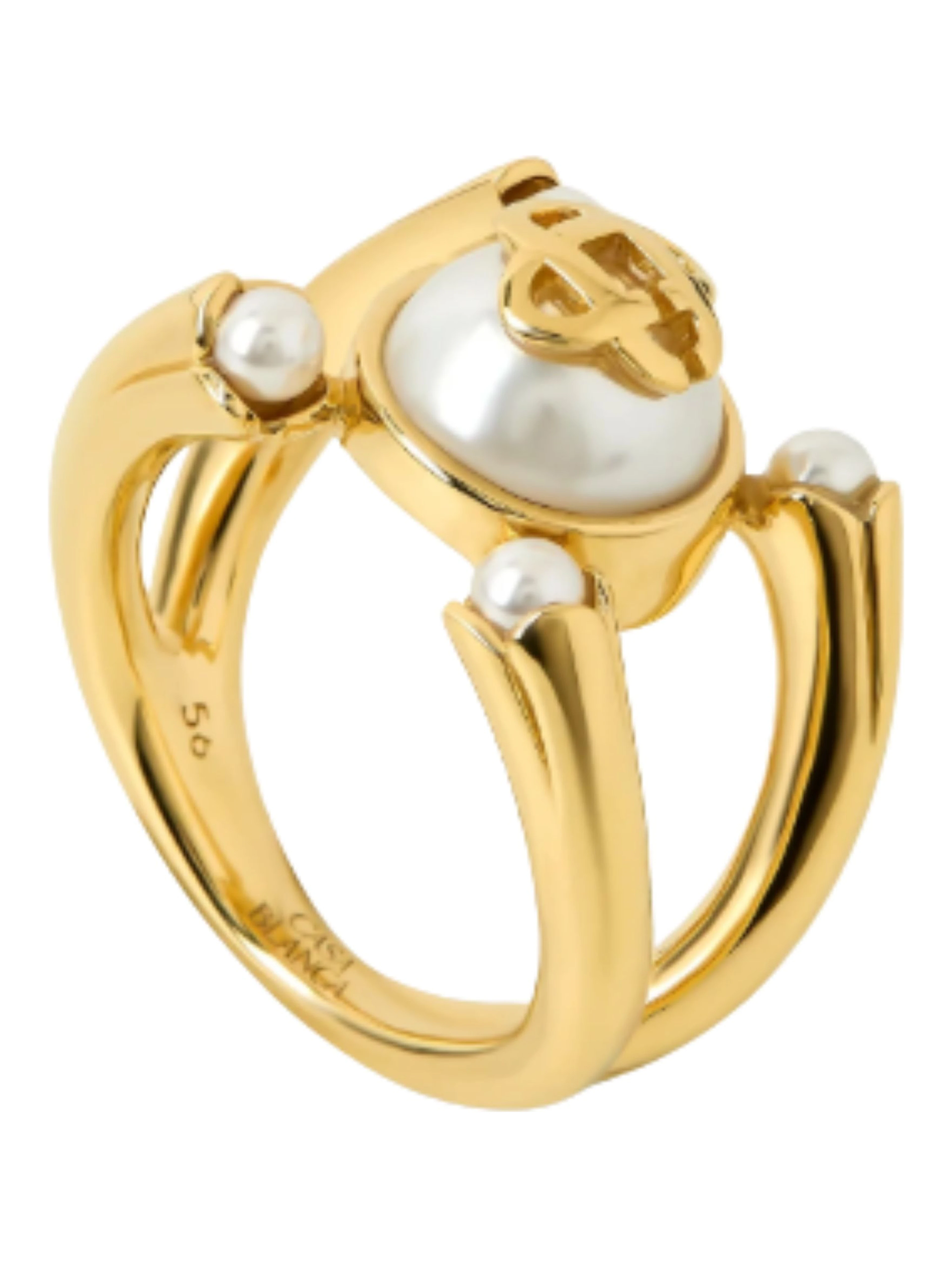 LOTUS PEARL RING