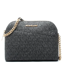 Black Leather Crossbody Bag