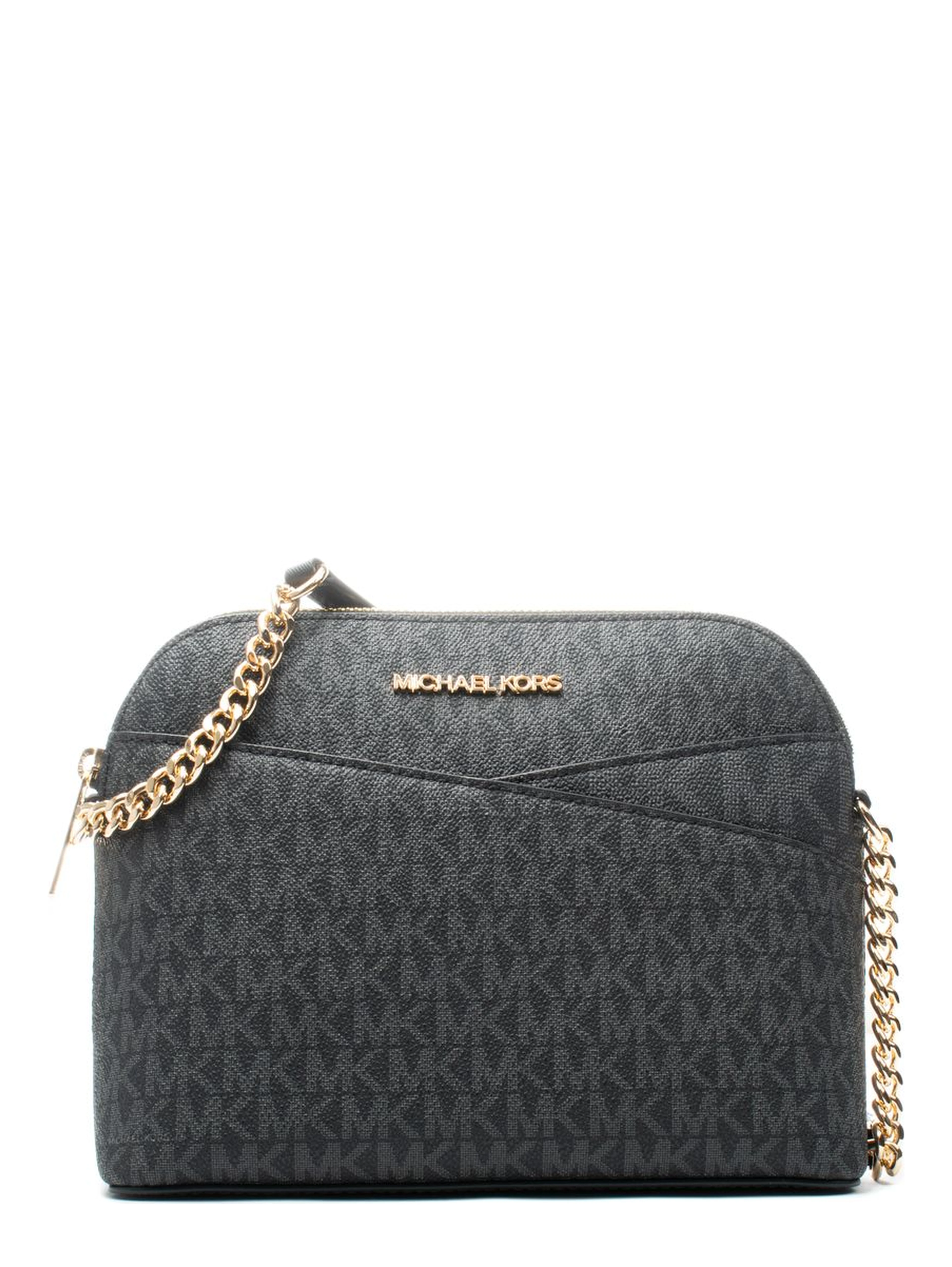 Black Leather Crossbody Bag