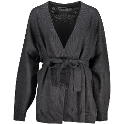 Black Acrylic Women's Sweater