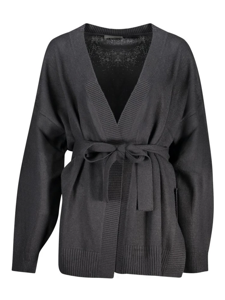 Black Acrylic Women's Sweater