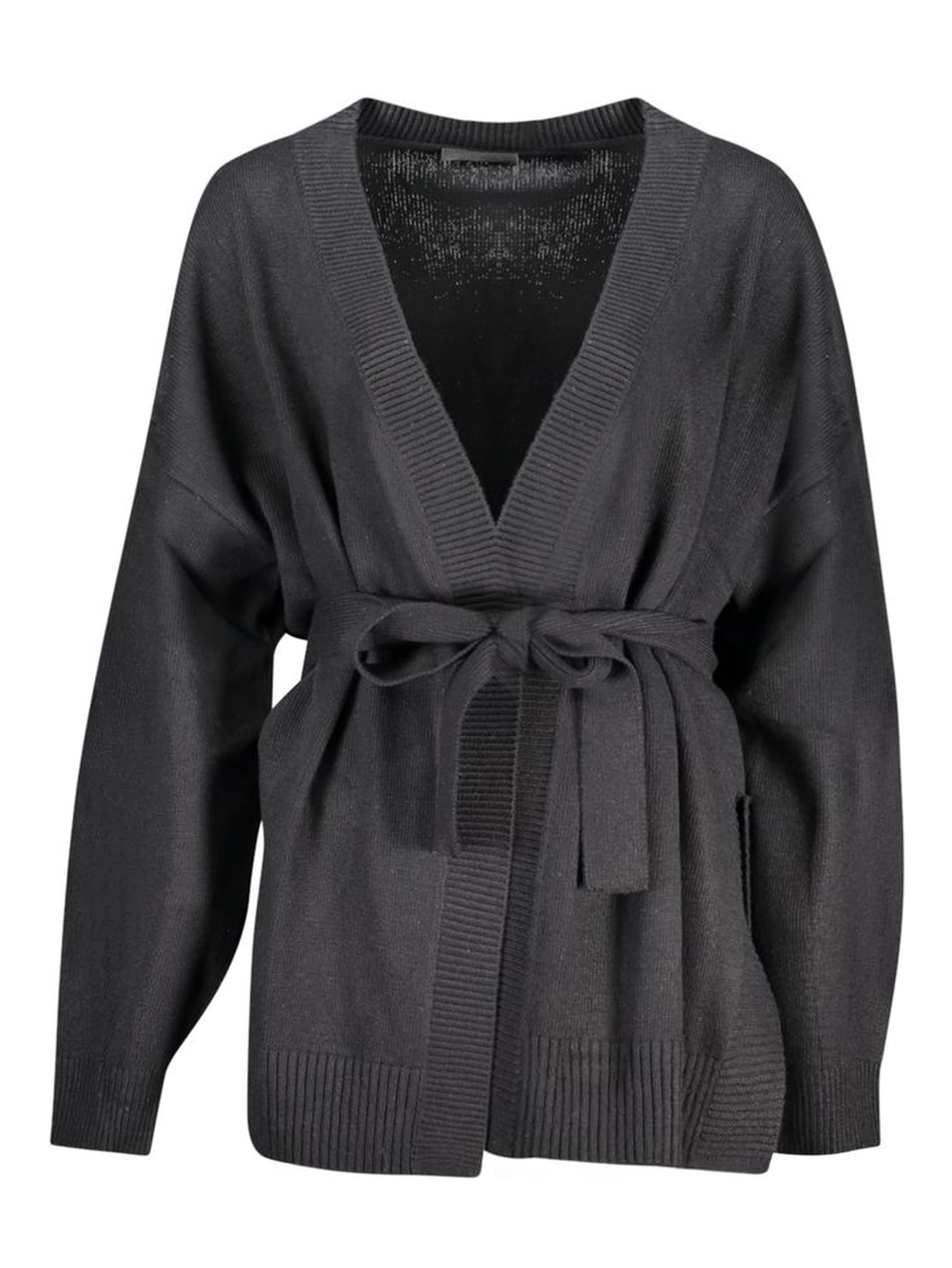 Black Acrylic Women's Sweater