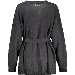 Black Acrylic Women's Sweater