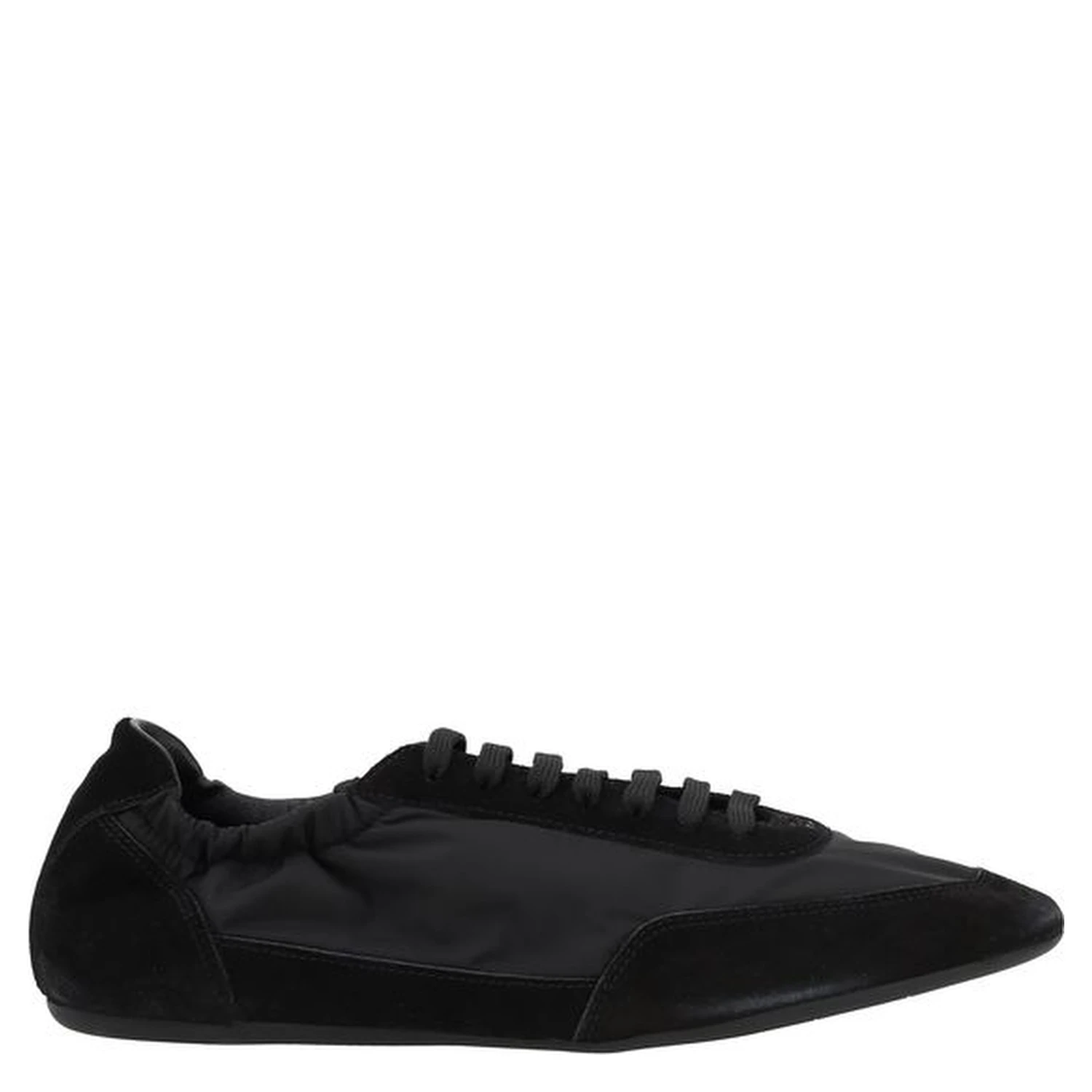 Black Recycled Polyamide Sneakers