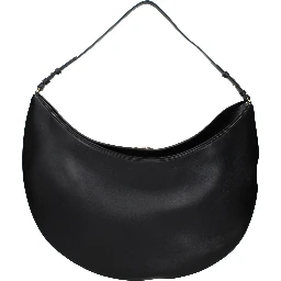 Black Leather Shoulder Bag