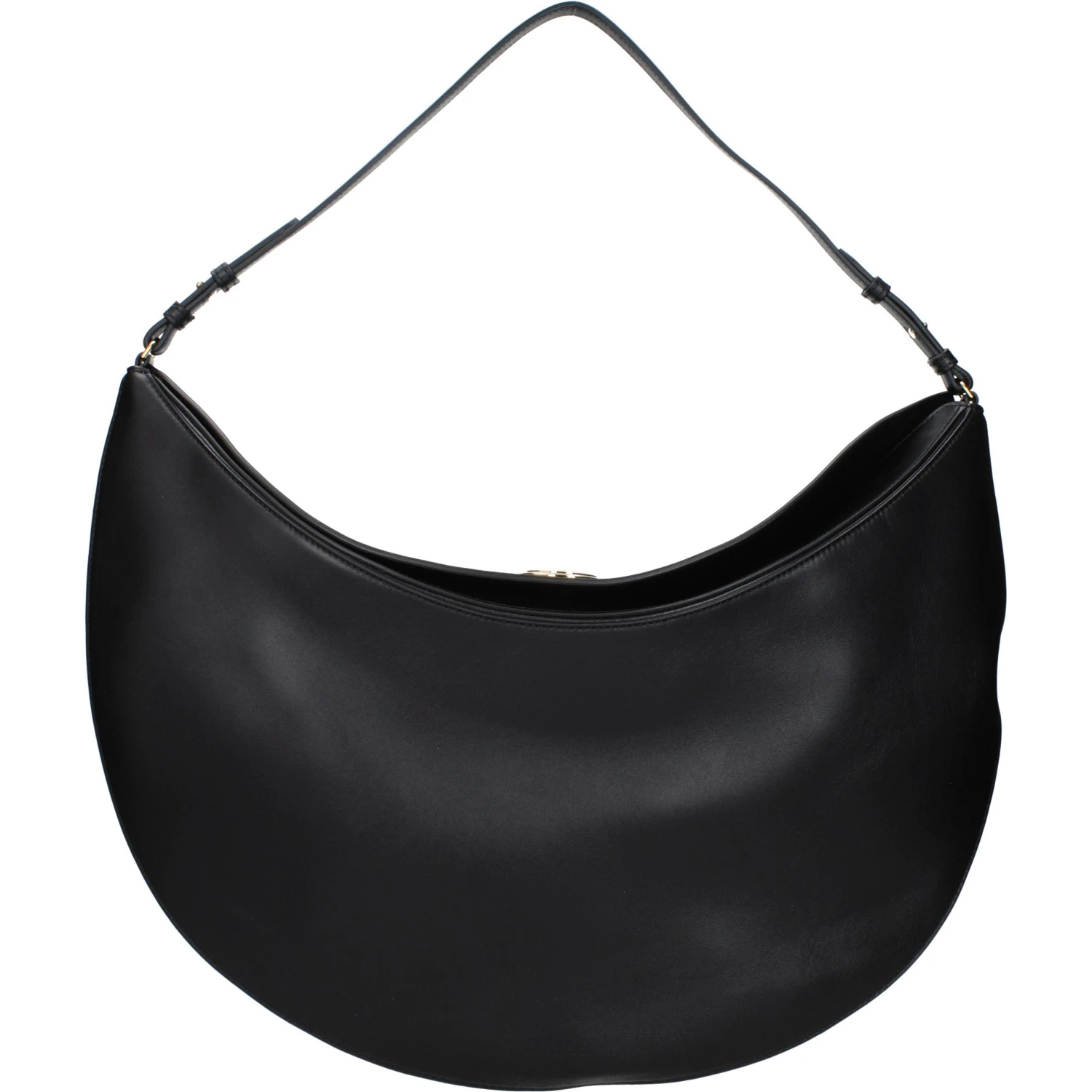 Black Leather Shoulder Bag