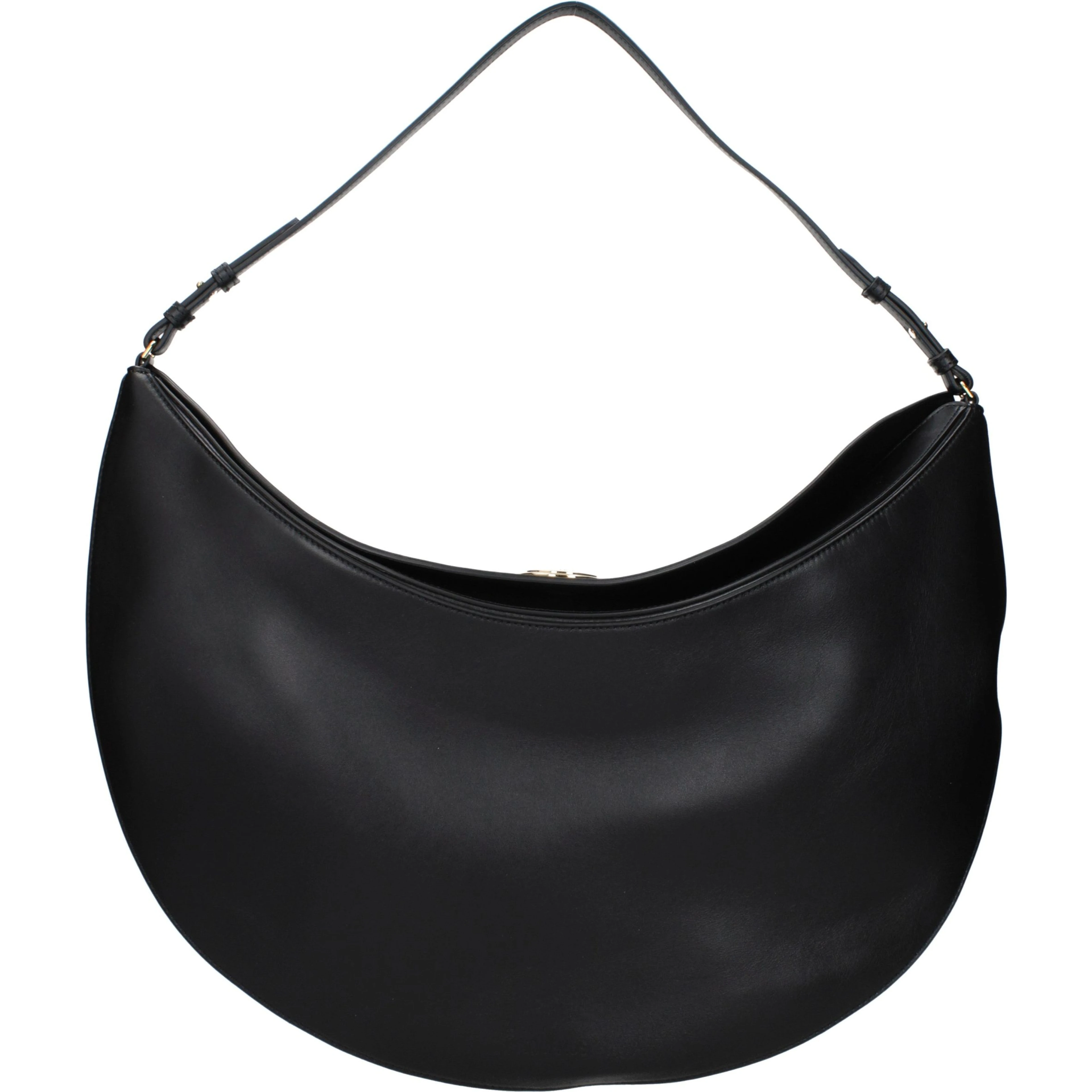 Black Leather Shoulder Bag