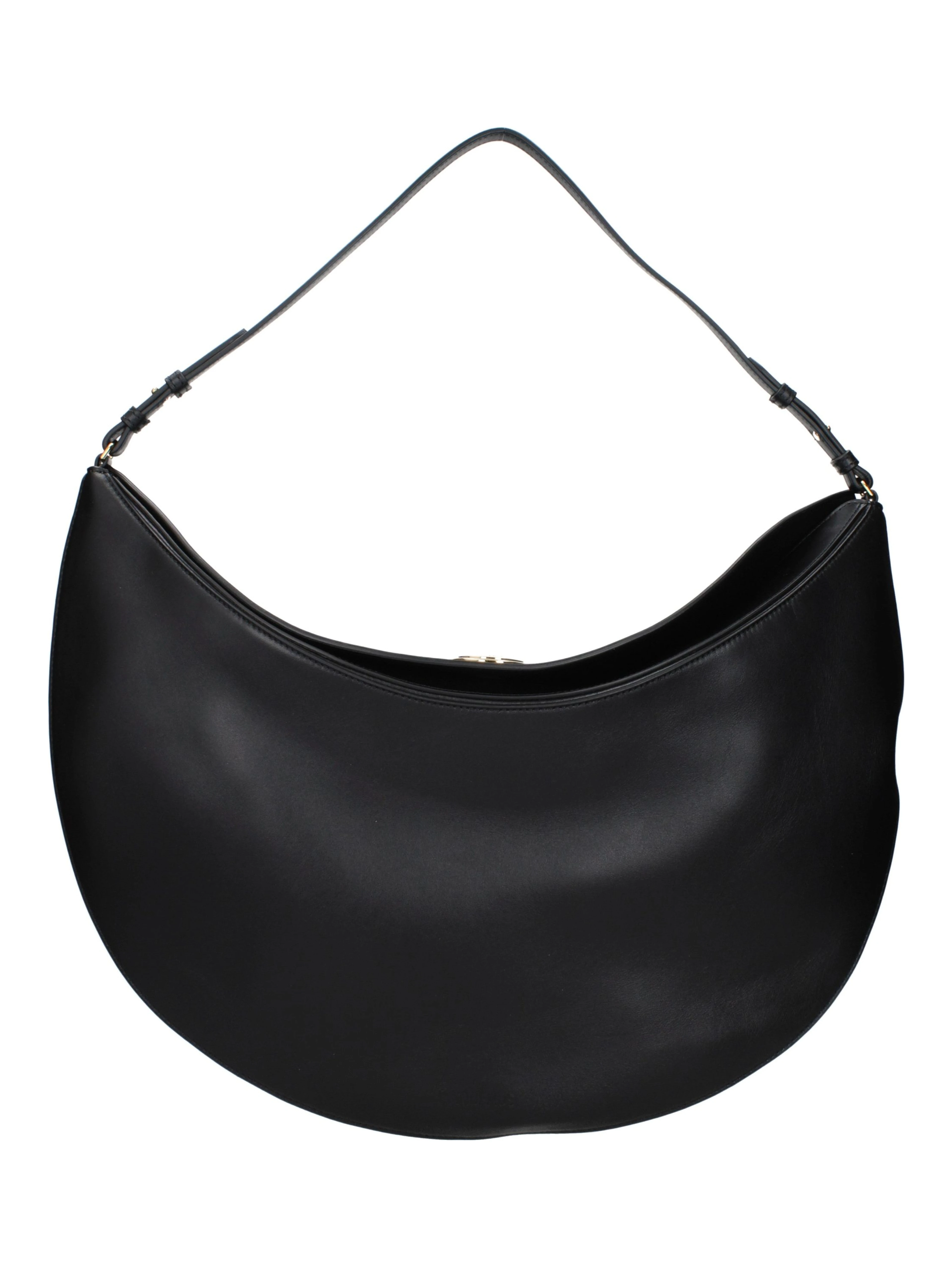Black Leather Shoulder Bag