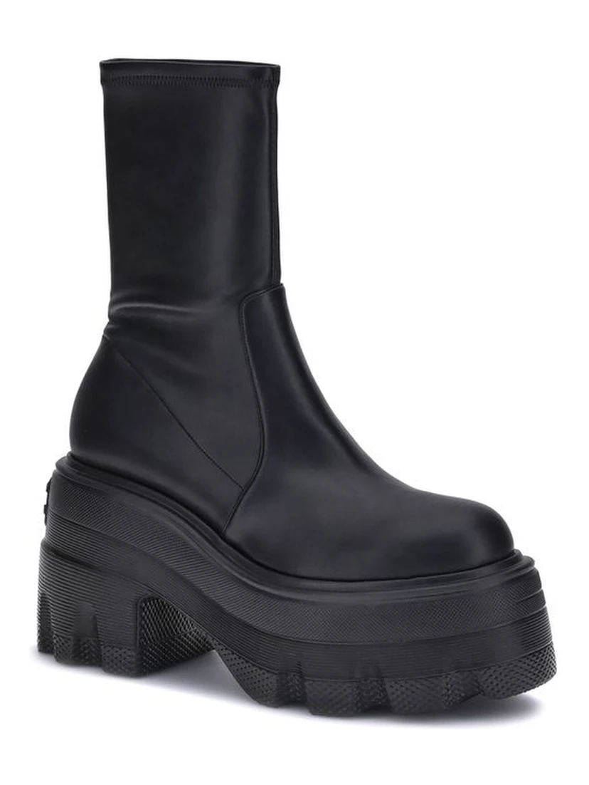 Black Polyamide Boots