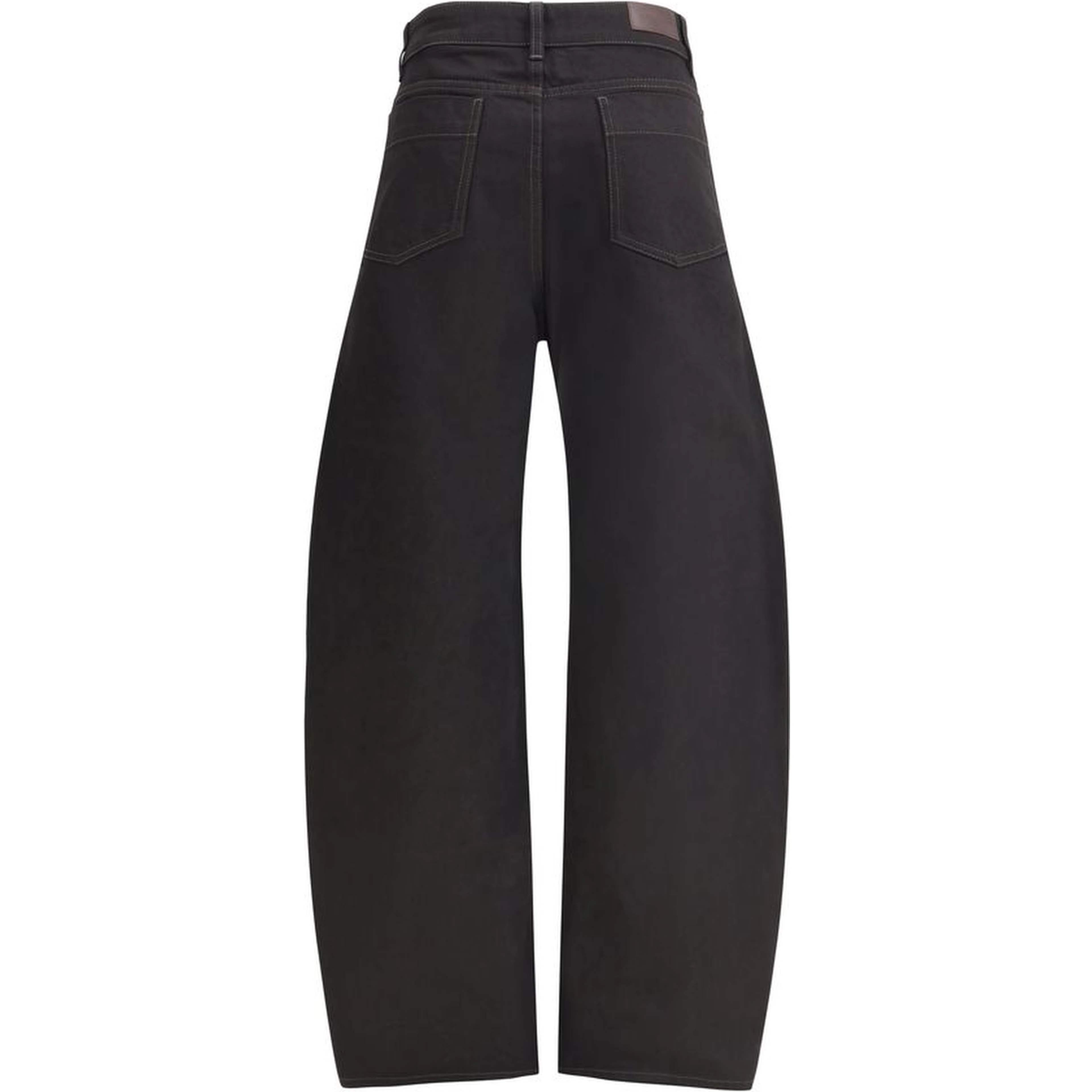 Black Cotton Casual Pants