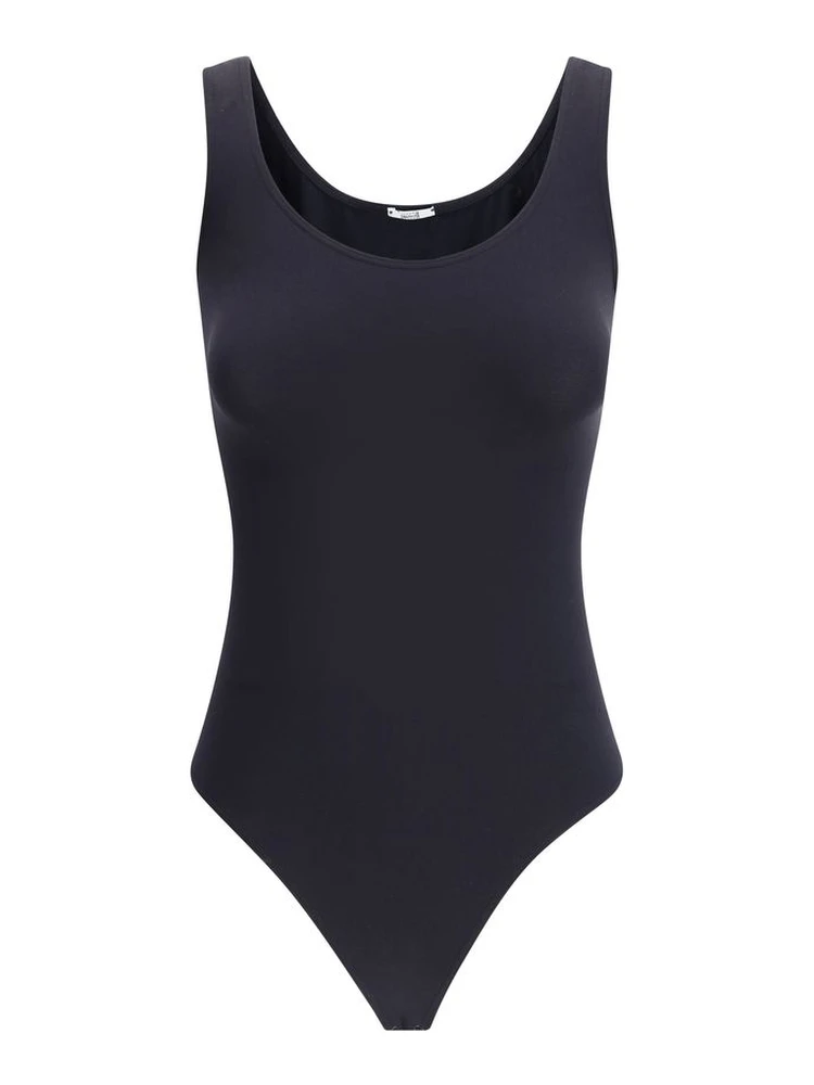 Black Polyamide Bodysuit